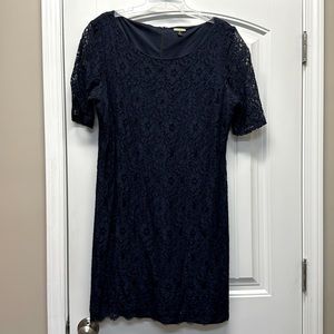 Dana Buchman Navy Lace Dress size XL